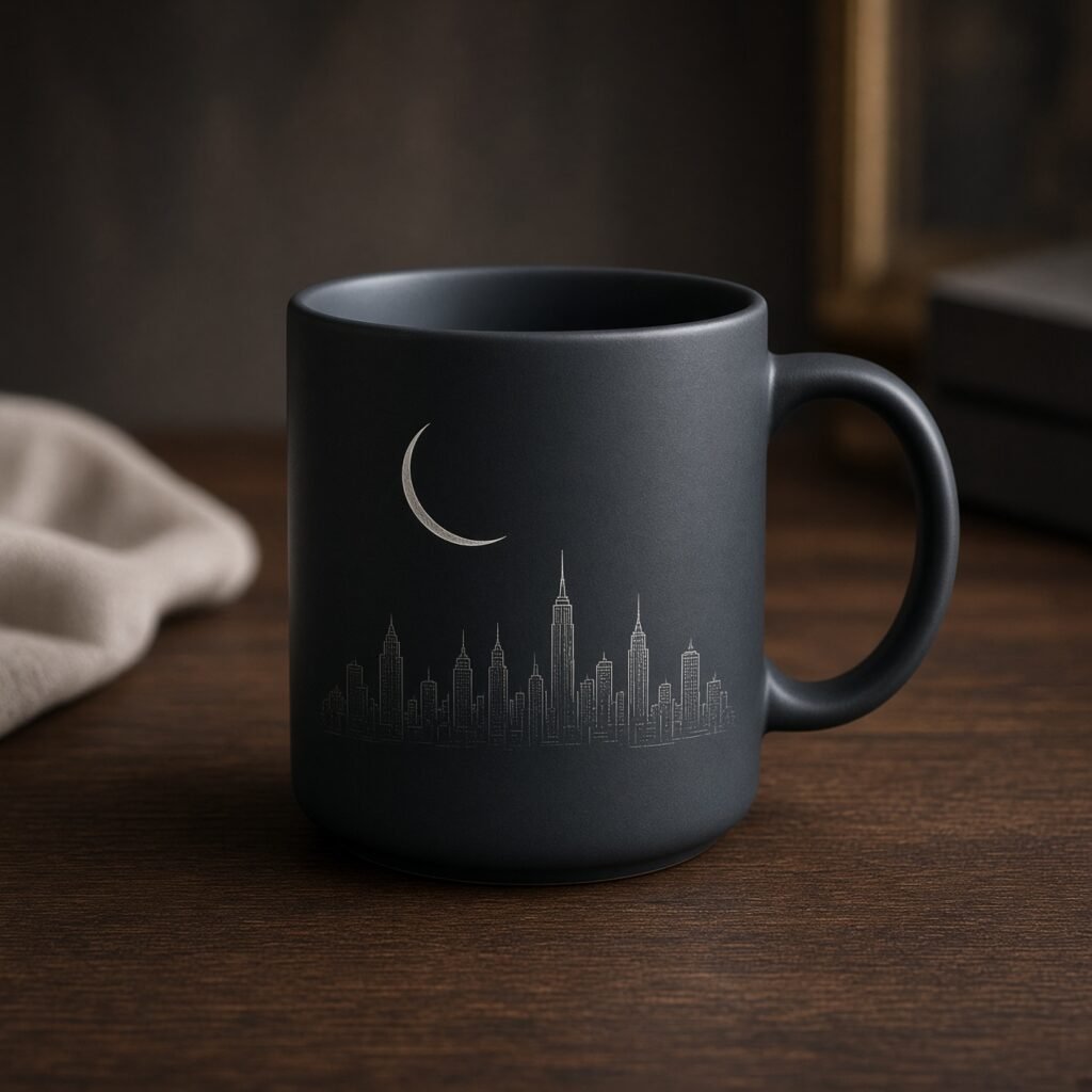Moon Over Hudson Mug