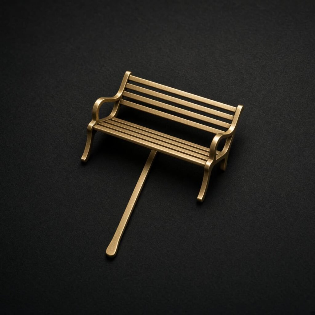 Park Bench Bookmark